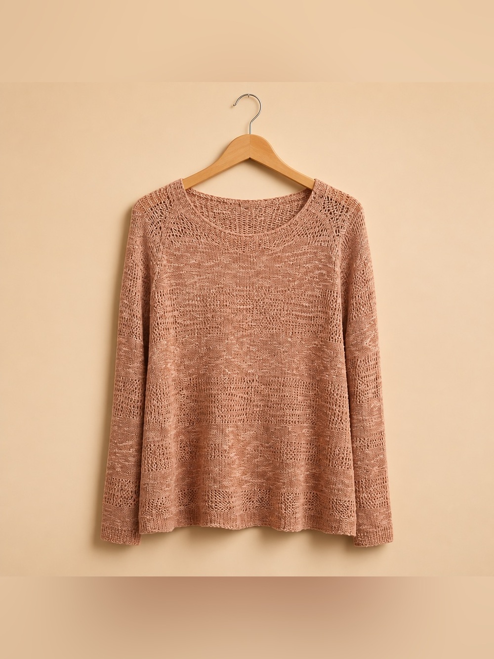 Pink Republic Size Large Acrylic Knit Pull Over Sweater